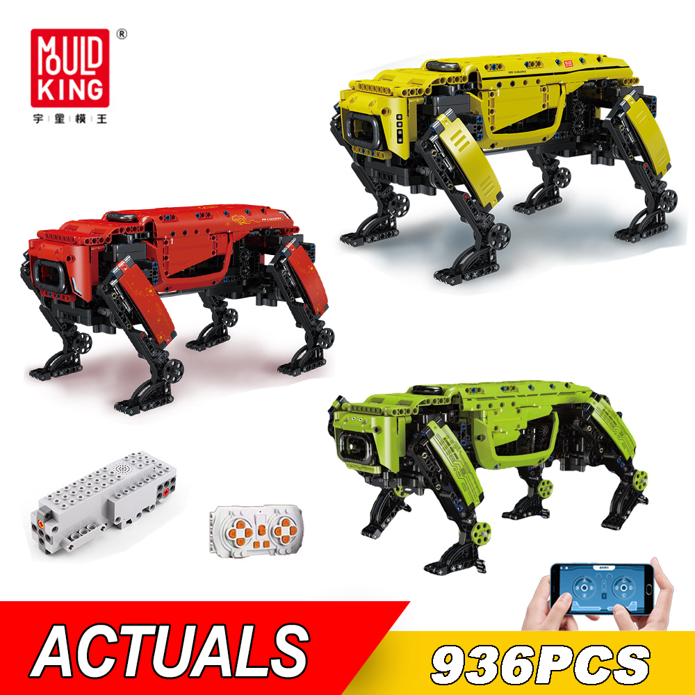 MOULD KING Technical Robot Bricks Toys The RC Motorized Bost