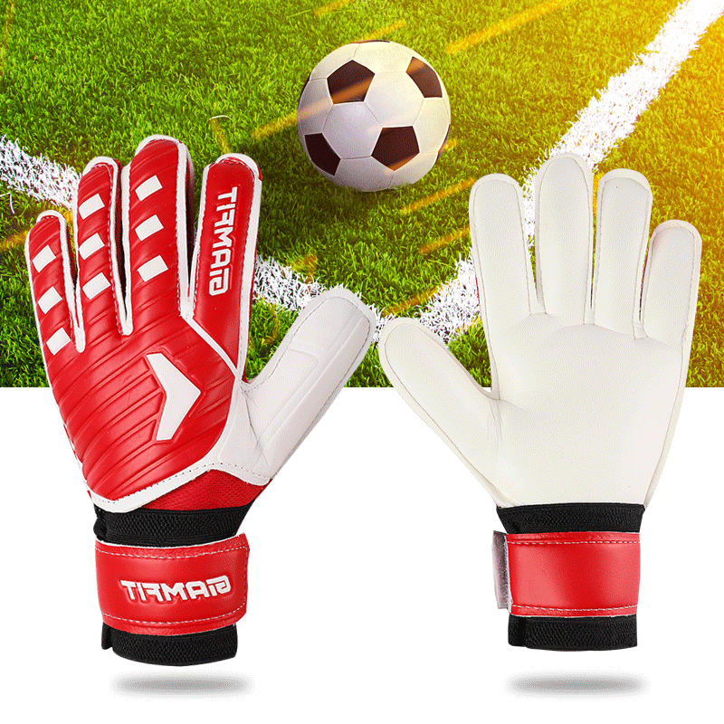 健飞儿童守门员手套小学生足球比赛训练带护指门将手套专业耐磨