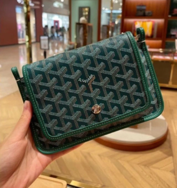 代购goyard/戈雅女包plumet信封包狗牙翻盖邮差包单肩斜挎包