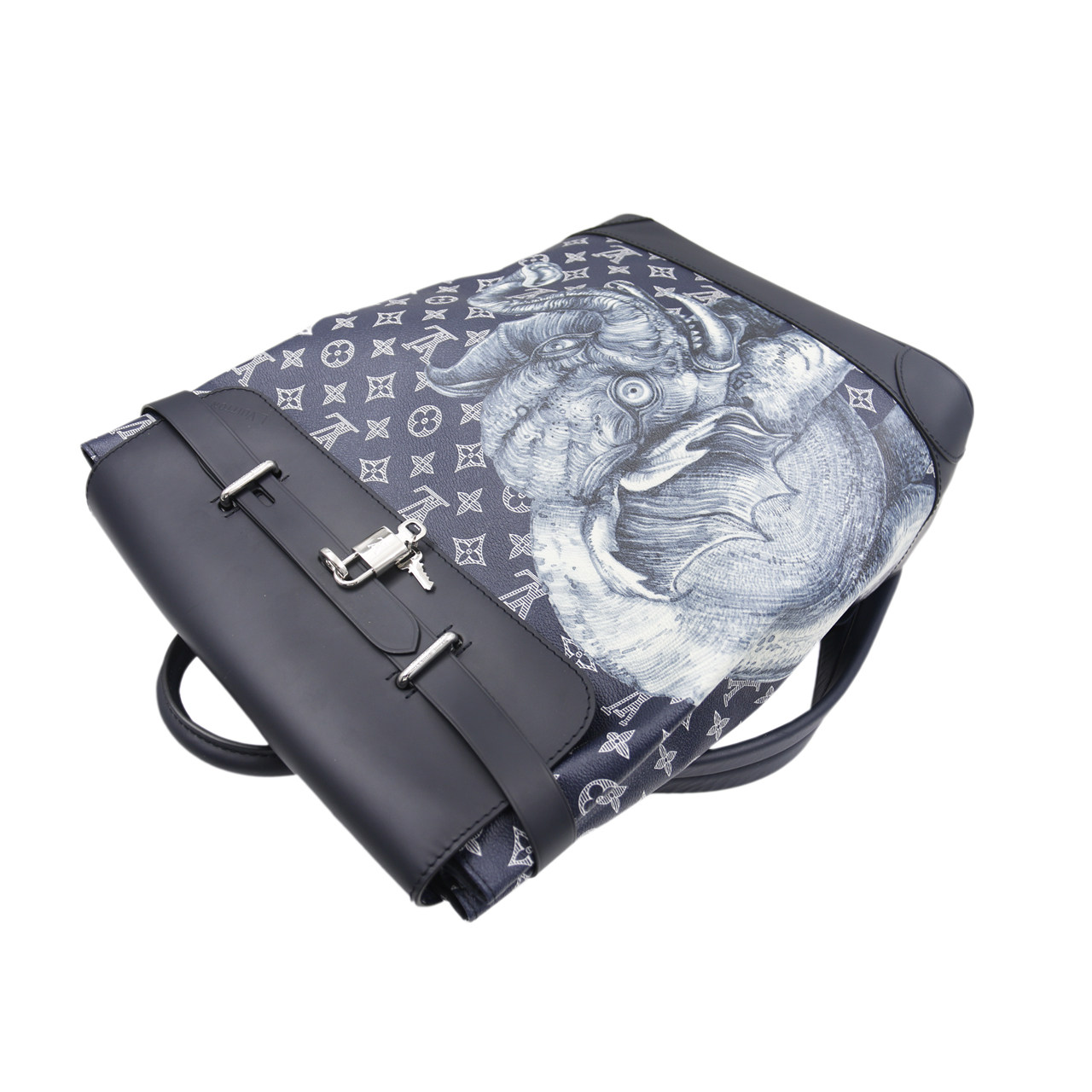 [9.8新]路易威登lv男士双肩包动物园系列steamer背包