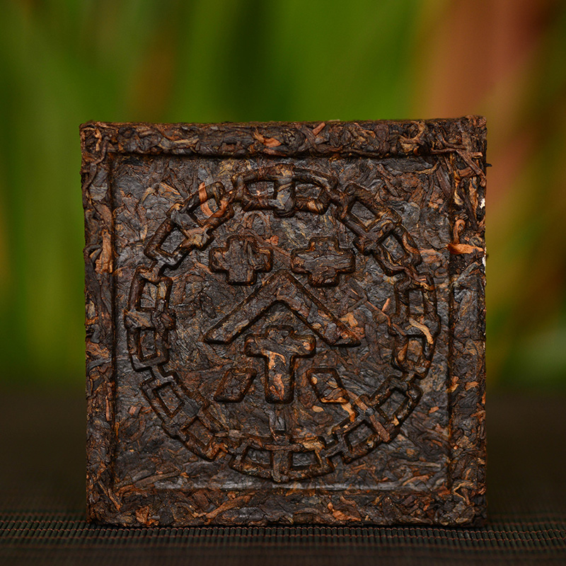 【2件/120片】2016年中茶普洱方茶 云南普洱茶熟茶砖茶100g/片