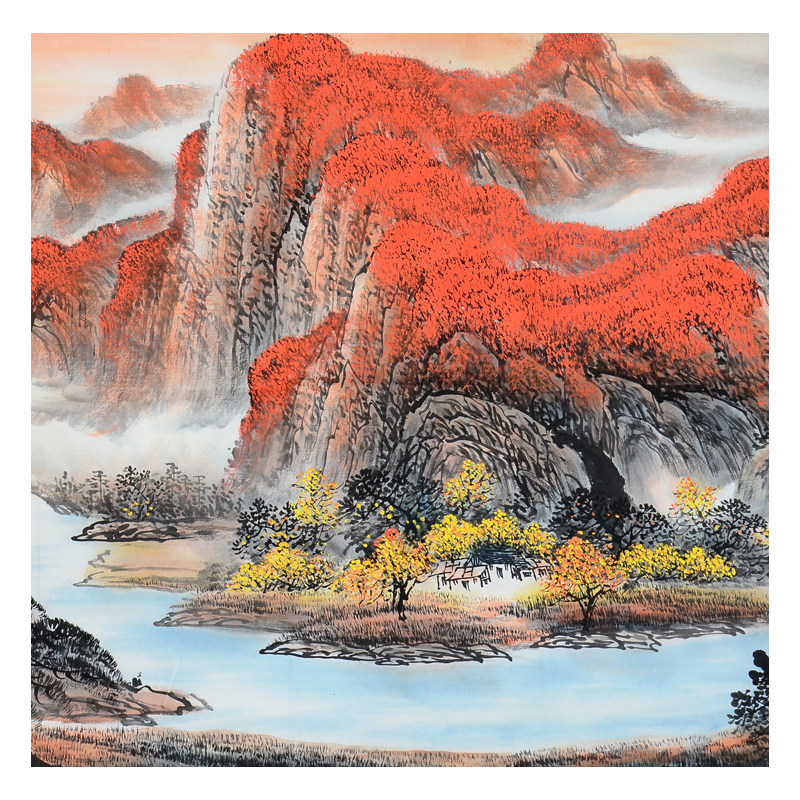 张野《鸿运当头》山水画家 河南美协会员