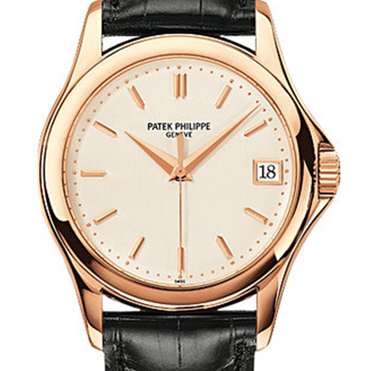 [9.5新]百达翡丽自动机械男表古典表系列玫瑰金日历