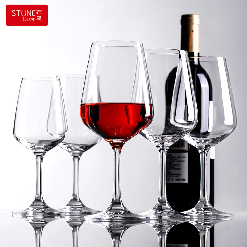 石岛创意欧式水晶红酒杯套装家用轻奢