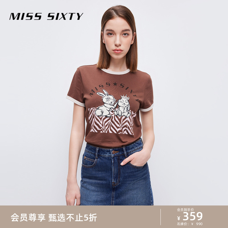 Miss SixtyT恤女圆领显瘦