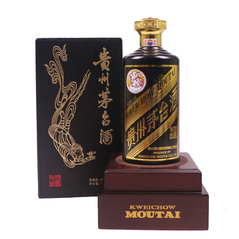 【38】 国酒定制-黑金茅台 1.25l*1瓶 酱香型 2016年