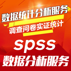 SPSS 数据分析服务 论文调查问卷 实证统计医学stata eviews amos