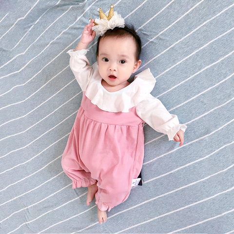 女婴儿连体衣服男宝宝潮服哈衣新年拜年冬装6个月1岁套装可爱超萌