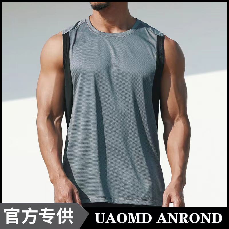 UAOMD ANROND/UA 男士运动速干透气背心跑步宽松篮球训练健身上衣