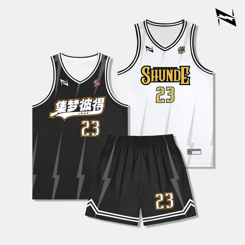2024新款篮球服定制速干数码印闪电系列球衣女篮球服套装男订制