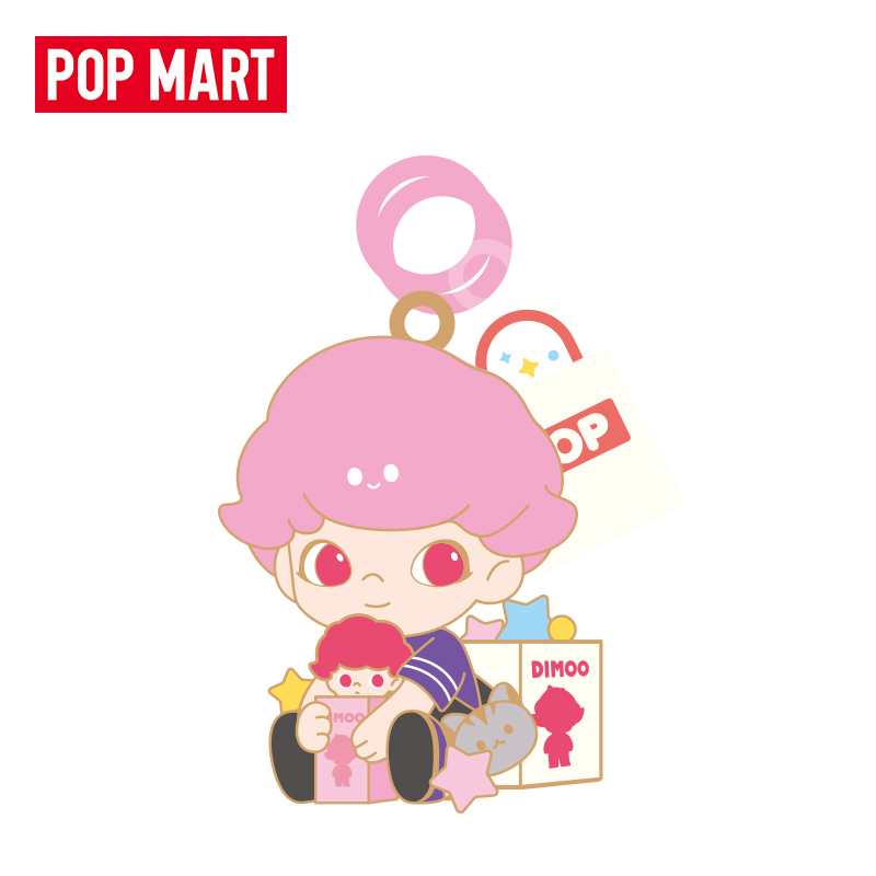 popmart泡泡玛特 dimoo社会大学系列盲盒挂件钥匙扣女生礼物玩具