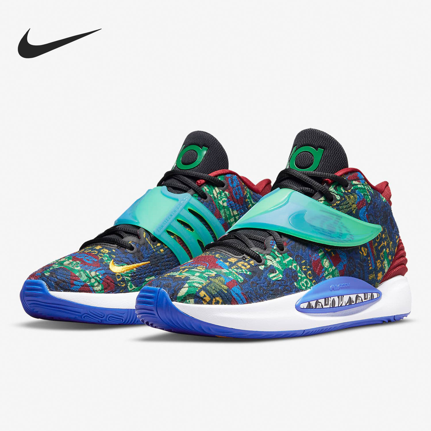 nike/耐克正品kd14 nrg杜兰特14代男女低帮实战篮球鞋dc9381-500