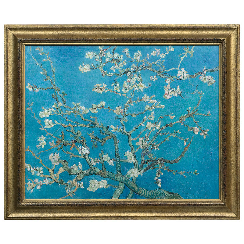 《盛开的杏树》梵高博物馆出品带证书复刻油画