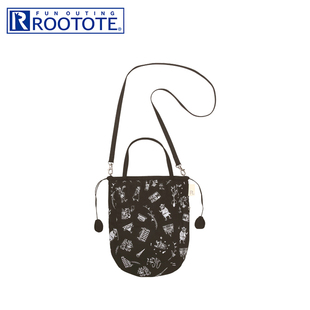 lv新加坡和日本價格 ROOTOTE2020秋冬新品 日本女包 斜挎包手提包 抽繩封口 民族風 lv