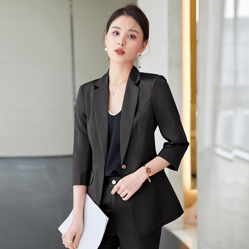 夏天职业装女装套装时尚薄款