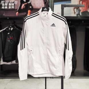 阿迪达斯外套男款Adidas正品2024新款春秋季运动服立领夹克GK6111