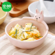 儿童碗吃饭专用饭碗兔子女童家用立体卡通碗可爱面碗陶瓷碗猫咪碗