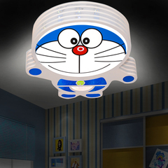 哆啦A梦创意led吸顶灯温馨男女孩卡通可爱儿童房灯卧室灯护眼灯具