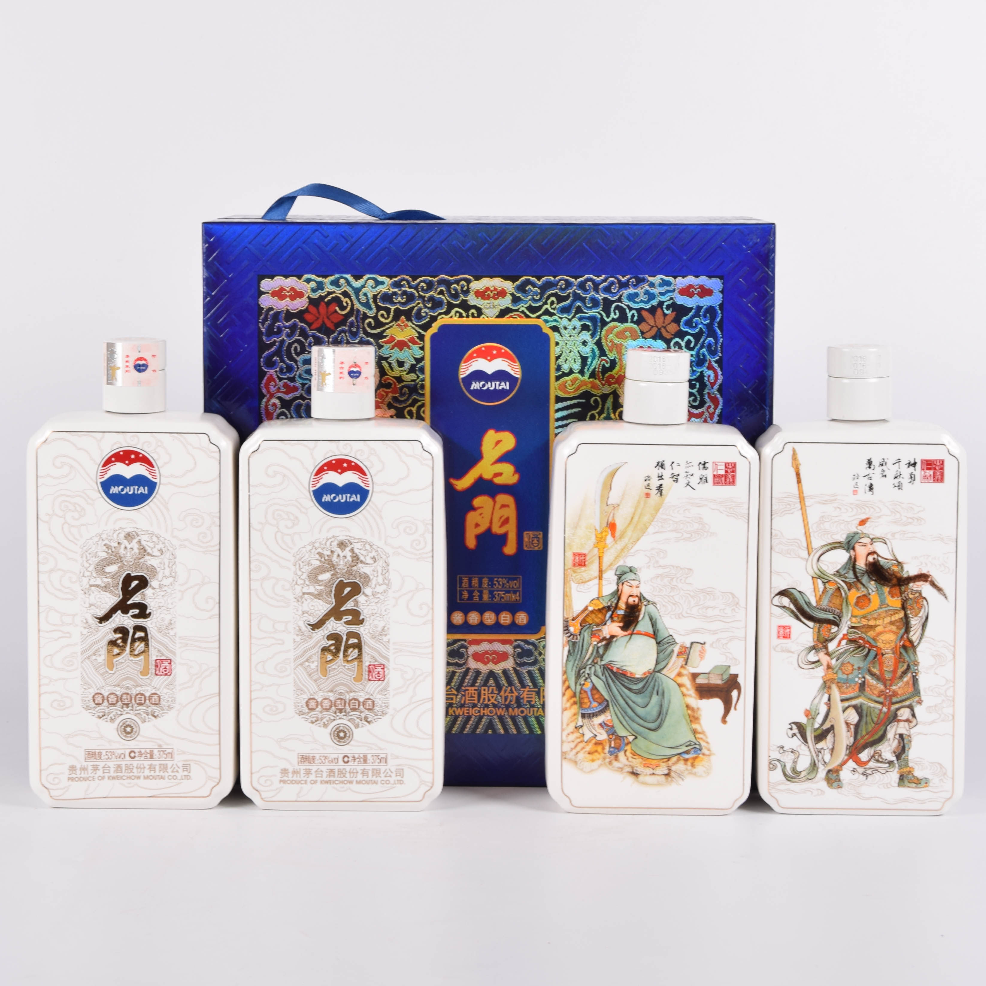 26【忠义仁勇】2016年名门茅台酒 53度375ml一箱4瓶