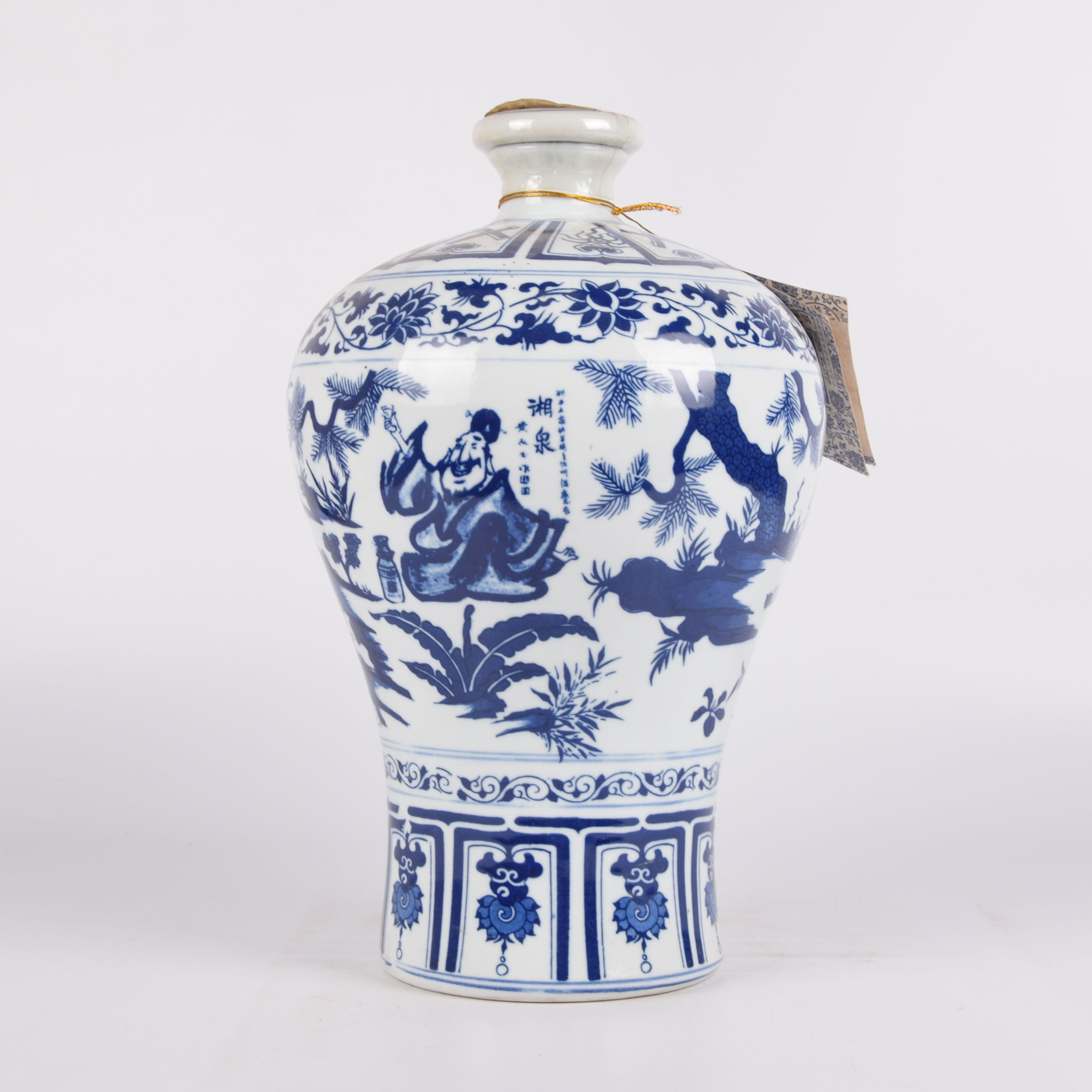 【湖南名酒】2011年湘泉 60度3000ml 青花瓷蓝湘泉收藏品