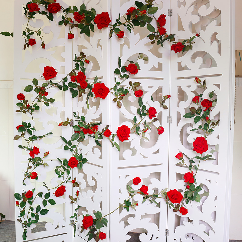 simulation Rose Vine a living room Air conditioning duct decorate Occlusion Flower vine Be wounded in action rose Silk flower Vine Artificial flower Rattanin the Flower delivery/Flowers simulation/Plants gardening , Artificial flowers/Plants/Finished fruits and vegetables (New) , Artificial flowers category - from Buy2taobao.com to provide professional Taobao agent buy service