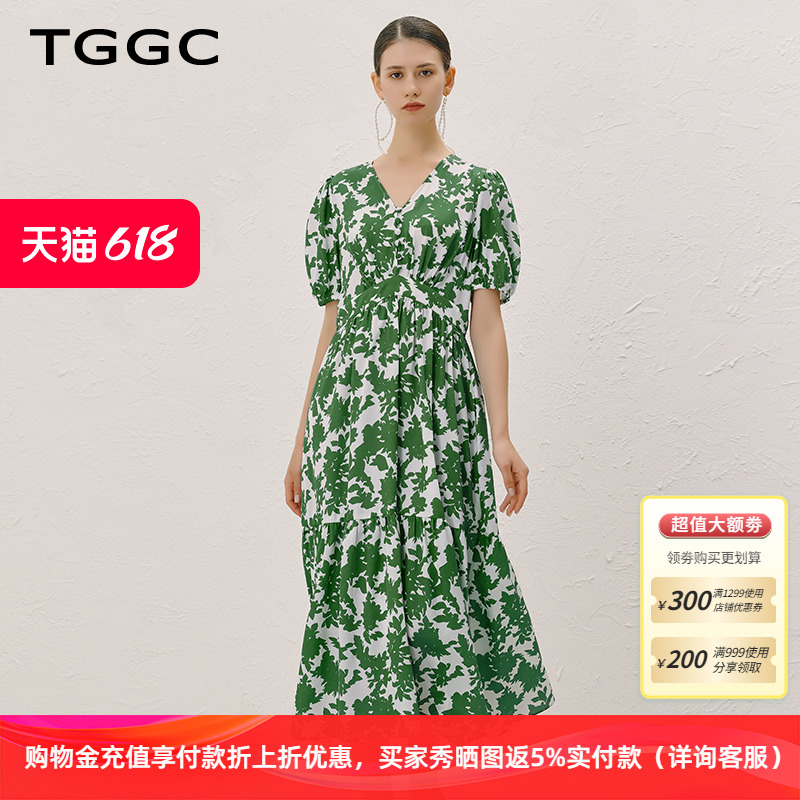 TGGC/台绣慵懒度假风连衣裙20