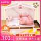 正品日本爱丽思爱丽丝狗笼子窝HCA-800HCA-900泰迪笼比熊笼粉蓝色