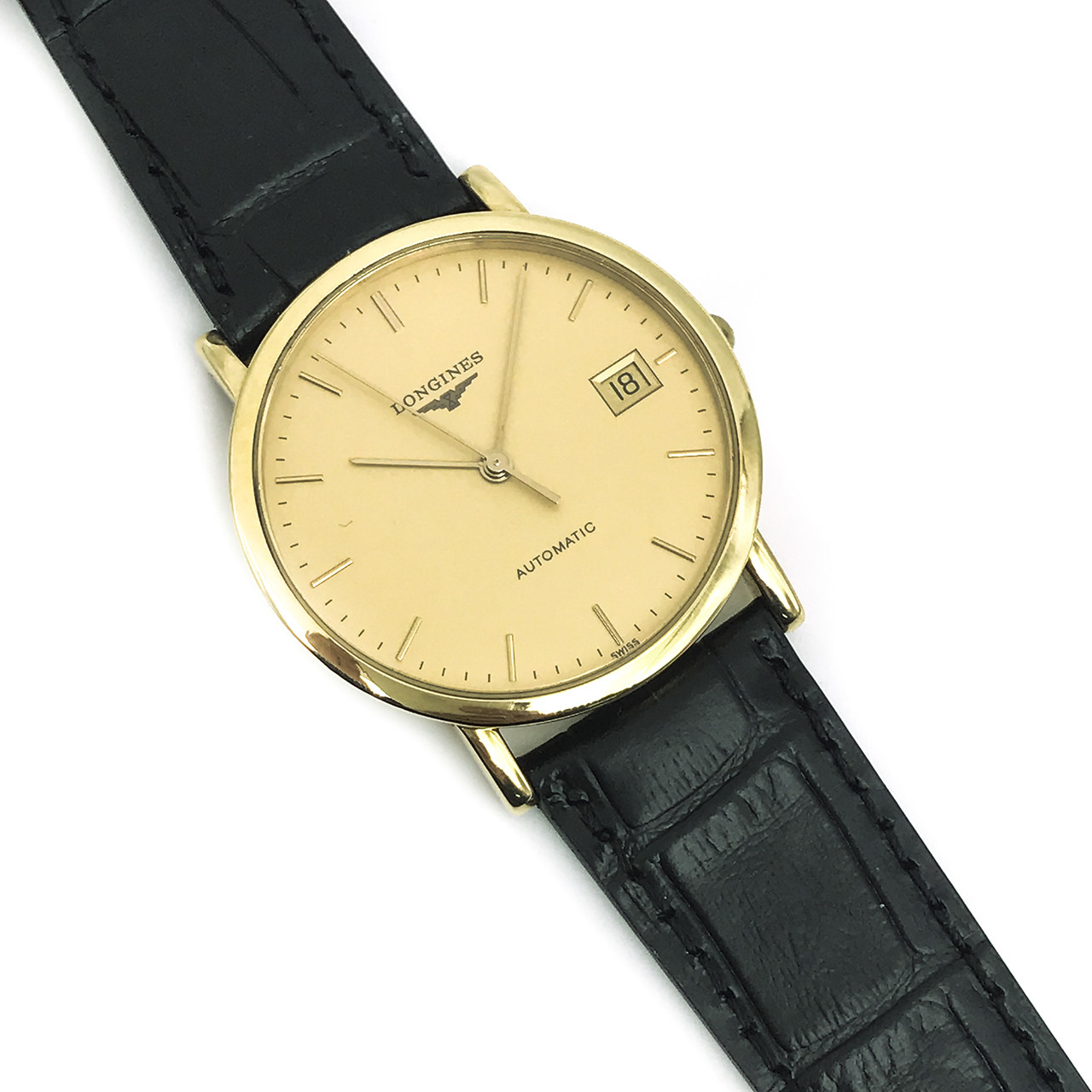 [9.0新] 浪琴 瑰丽系列 18k黄金 自动机械 男表hy162838