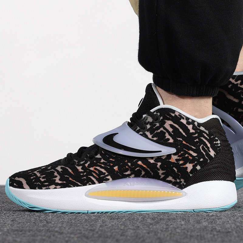 nike耐克男鞋2021新款杜兰特kd 14魔术贴运动鞋篮球鞋cz0170-001