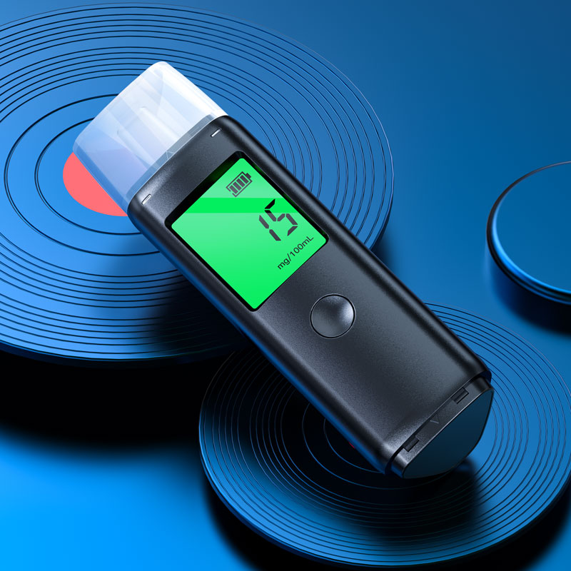 兆为酒精度测试仪吹气式检测仪器查酒驾测量仪家用酒器测酒仪