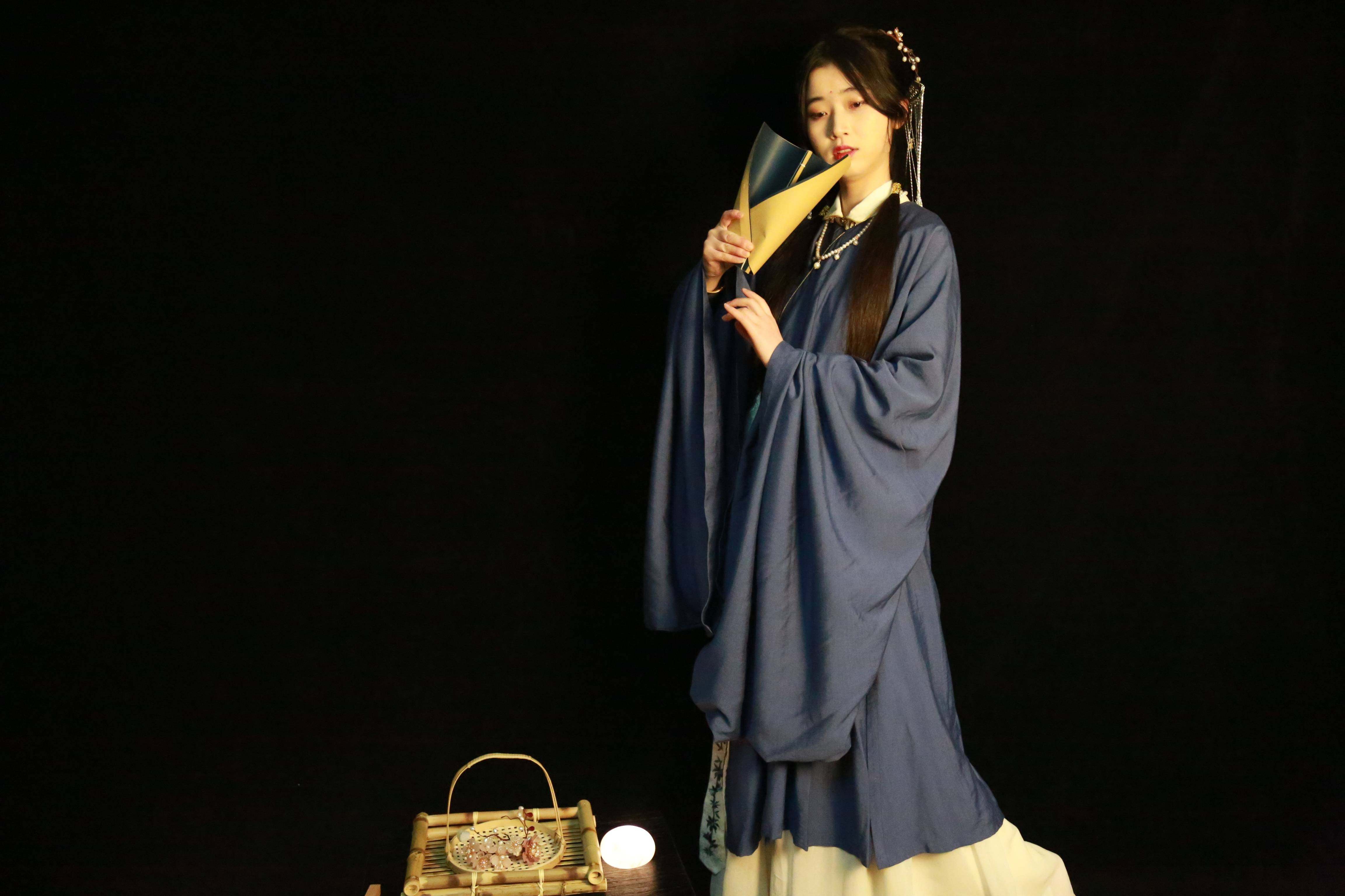 虞尚 沉香 原创汉服女装明制立领长衫大放量绣花传统服饰端庄推荐