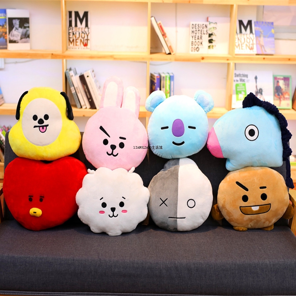 bt21防弹少年团公仔大抱枕金泰亨爱心TATA RJ SHOOKY 毛绒玩具BTS|msdalam kategori Toy/bayi/teka-teki/blok bangunan/model, mainan fabrik mewah - dari Buy2taobao.com untuk memberikan perkhidmatan ejen Taobao profesional membeli