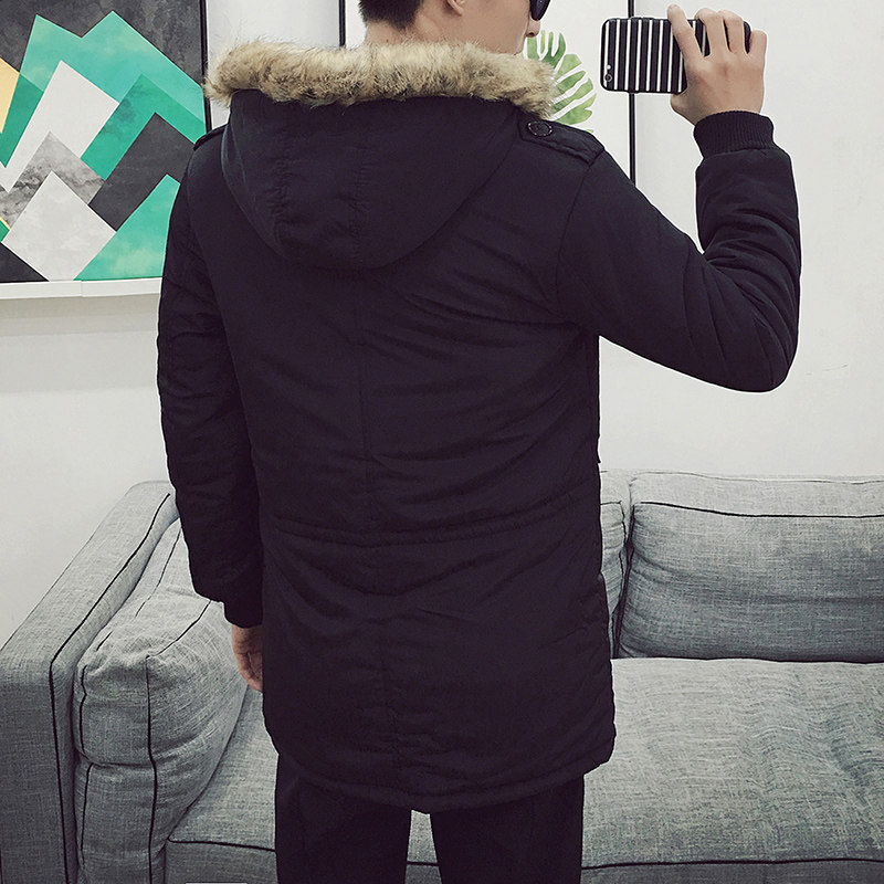 277-c007-f60 港风文艺连帽加厚棉衣时尚休闲青少年棉服男棉袄|数据包