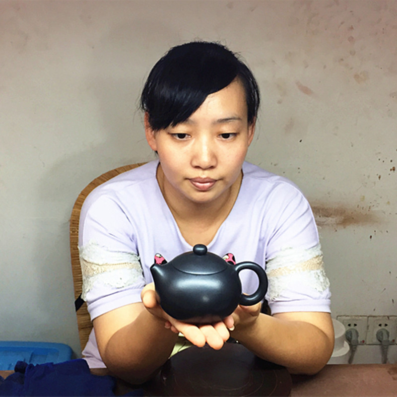 全手工【西施】原矿黑料 养成如玉 工艺美术员 顾玲玲