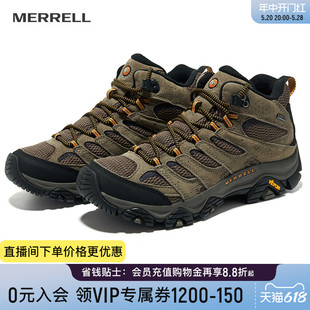 【闪降】MERRELL迈乐户外徒步鞋MOAB3 MID GTX防水透气登山鞋男女