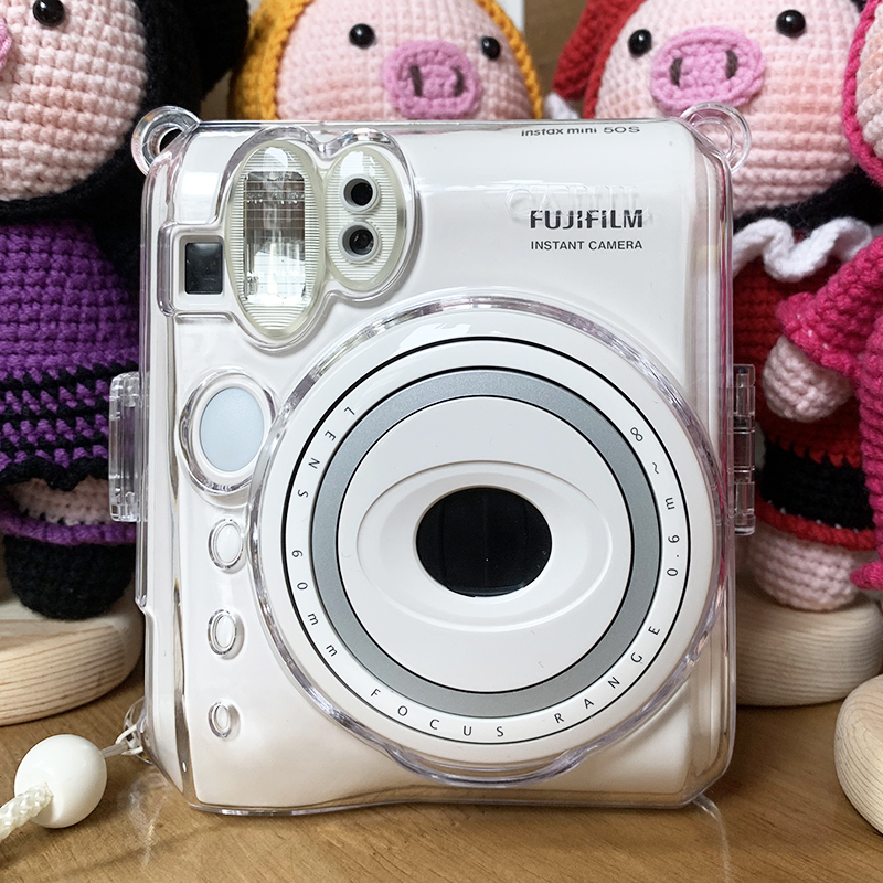 【mini50s55/50透明硬壳】instax水晶壳拍立得保护壳相机外壳壳子