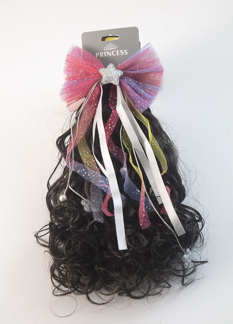 韩国儿童假发儿童头饰波浪卷发发夹