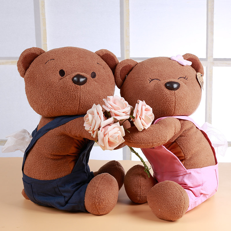 玩偶公仔 女生 生日熊 生日礼物_包邮香港boc正品365生日熊缤纷熊纸巾