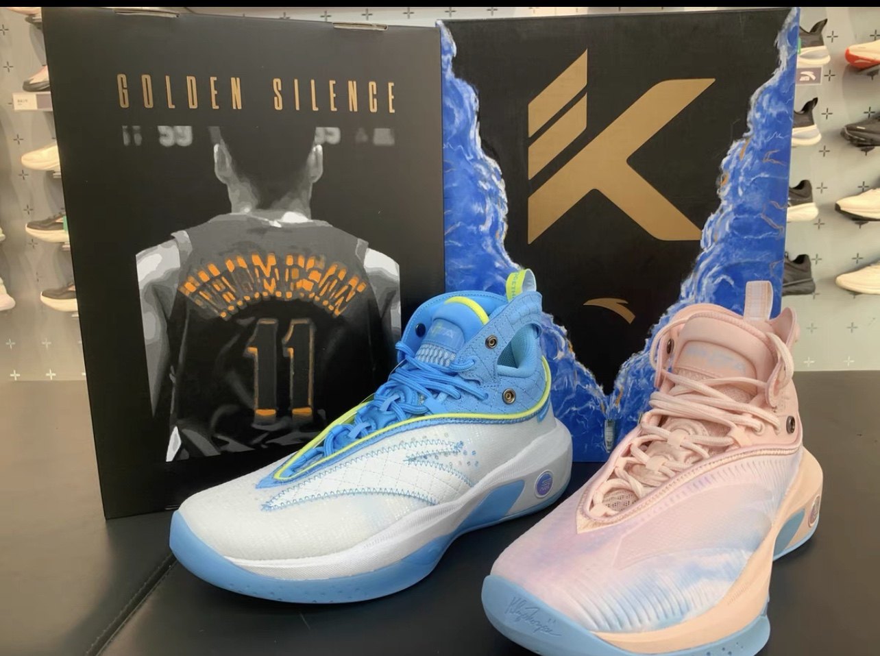 安踏kt8汤普森8代篮球鞋男鞋2022新款高帮实战球鞋男112241101 - 券