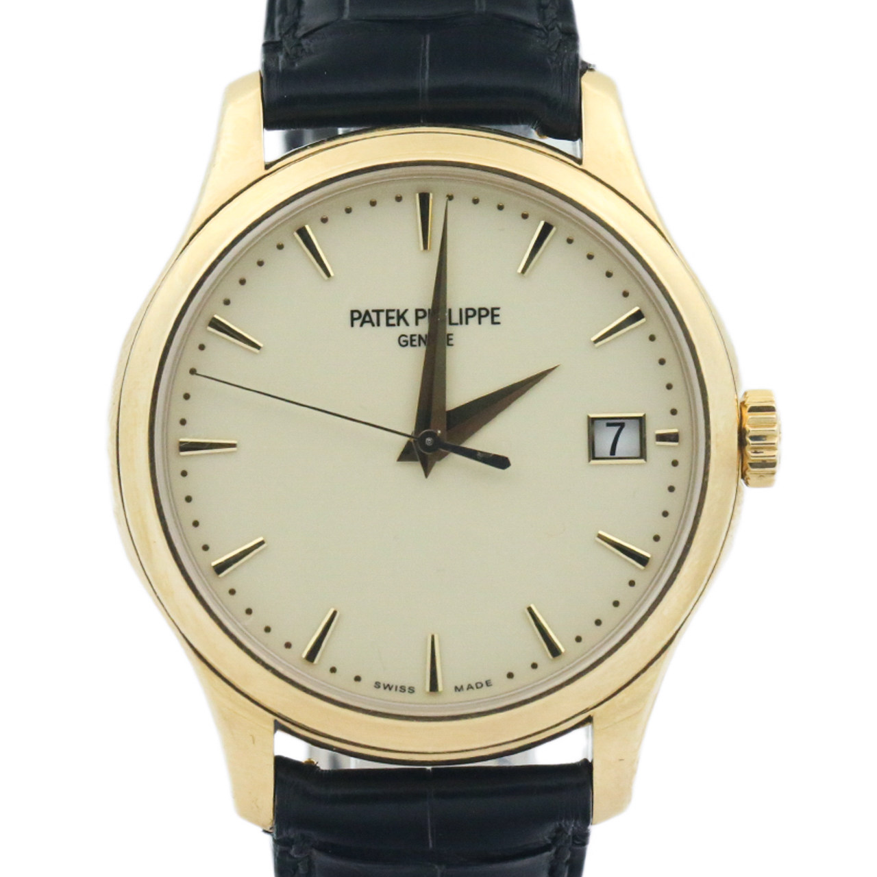 [95新]百达翡丽18k黄金自动机械男表 5227j