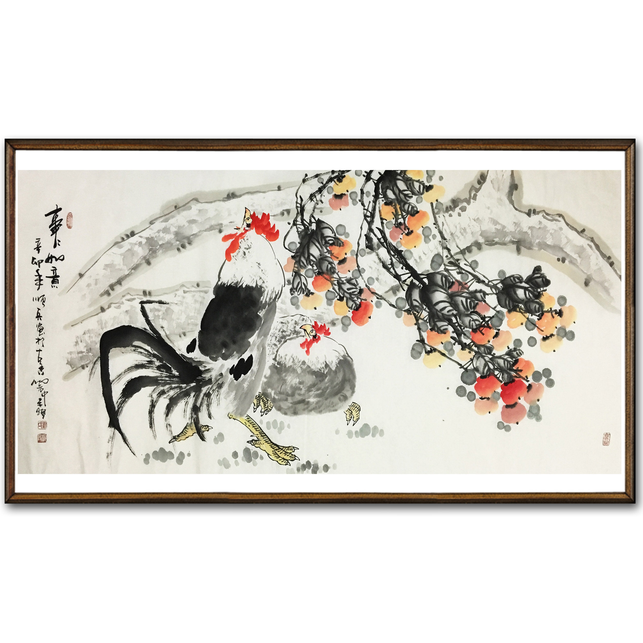 刘顺兵《事事如意之二》新加坡中国画院顾问