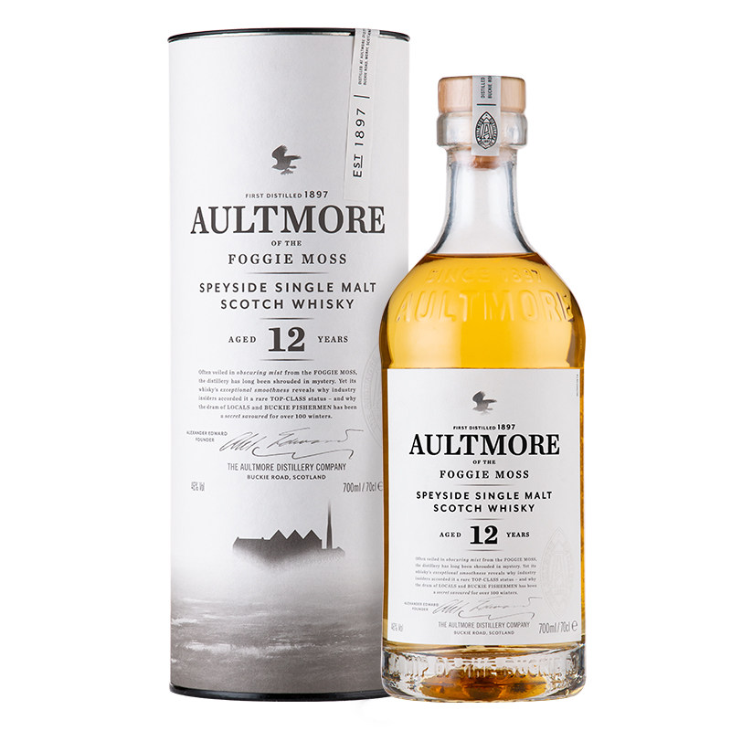 aultmore12years欧摩12年斯贝塞单一麦芽苏格兰威士忌正品行货