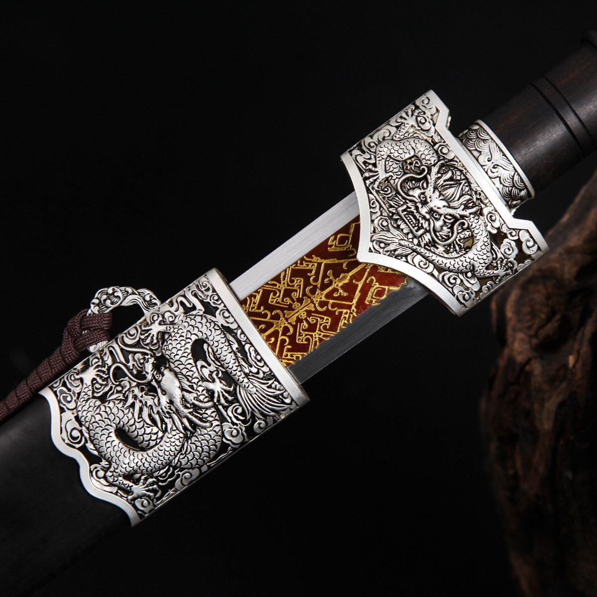 郑国荣 龙纹剑(未开刃) 浙江省工艺美术大师