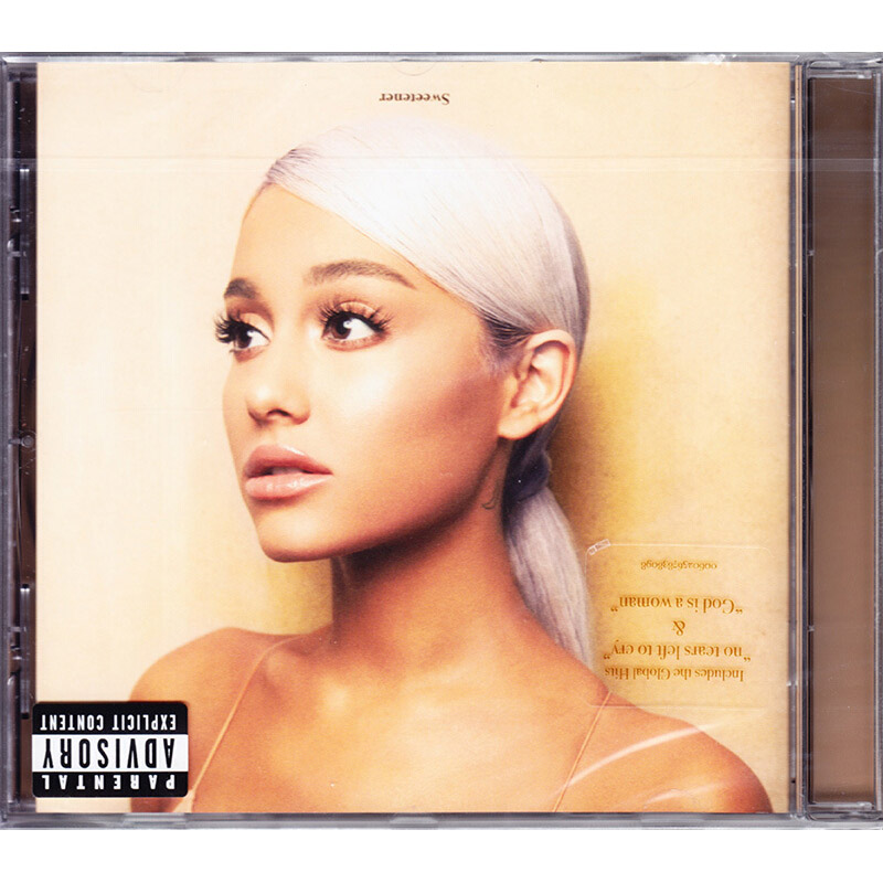 a妹专辑 ariana grande sweetener 原版进口cd 爱莉安娜格兰德 - 封面