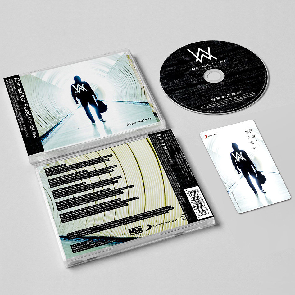 正版唱片 艾伦沃克 alan walker faded 流行电音dj音乐舞曲专辑cd