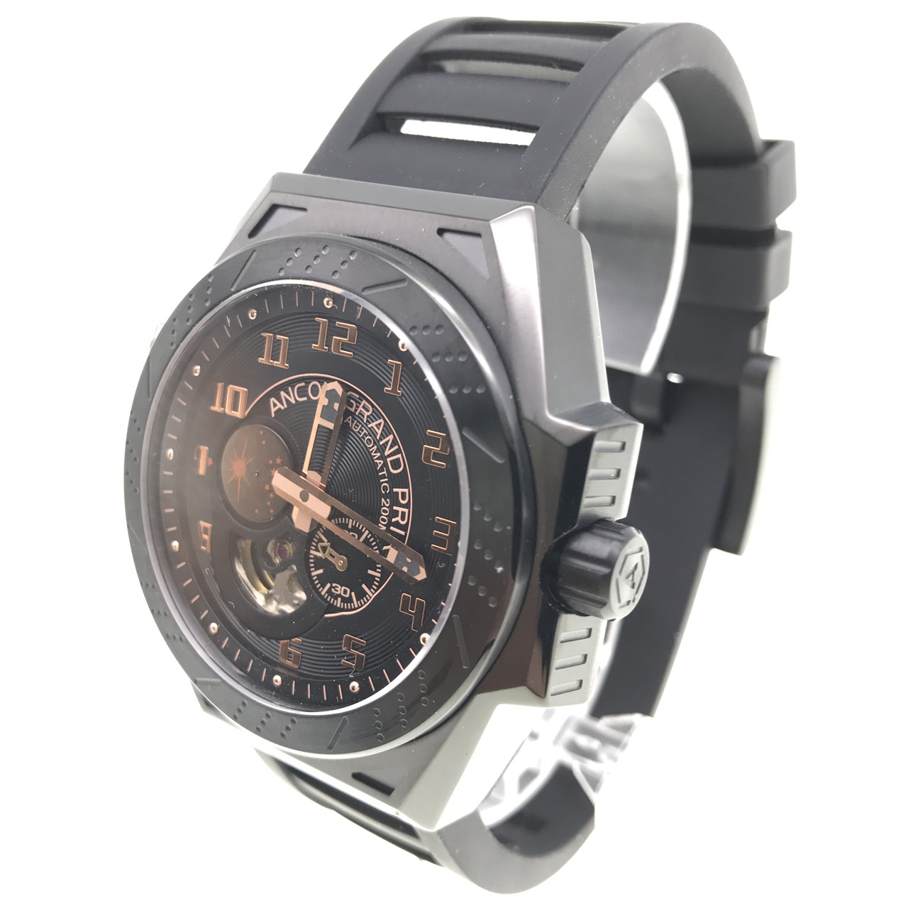 [无保留价][9.9新]ancon赛车系列自动机械男表 gp102