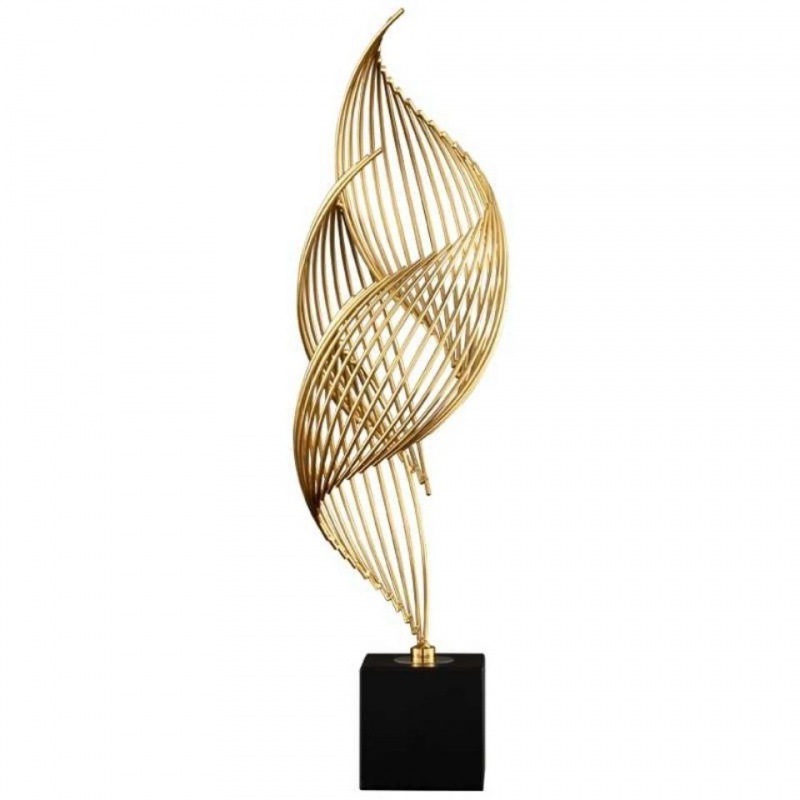 轻奢饰品摆件风声水起金属工艺品客厅创意玄关摆设家居装饰品