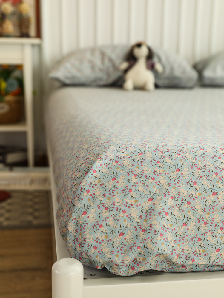 碎花全棉纯棉床笠单件床垫保护罩床套防滑防尘罩床罩全包2024新款