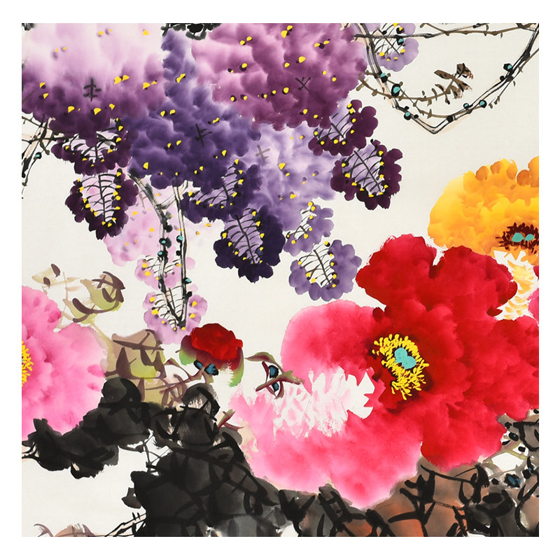 黄艺《富贵神仙》当代实力画家