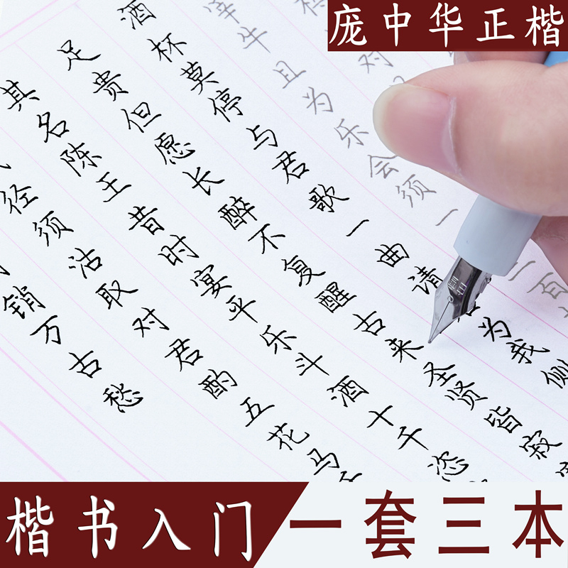 庞中华楷书入门基础训练硬笔书法字帖